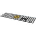 Argentina Flag Distressed Magic Keyboard with Numeric Keypad Skin